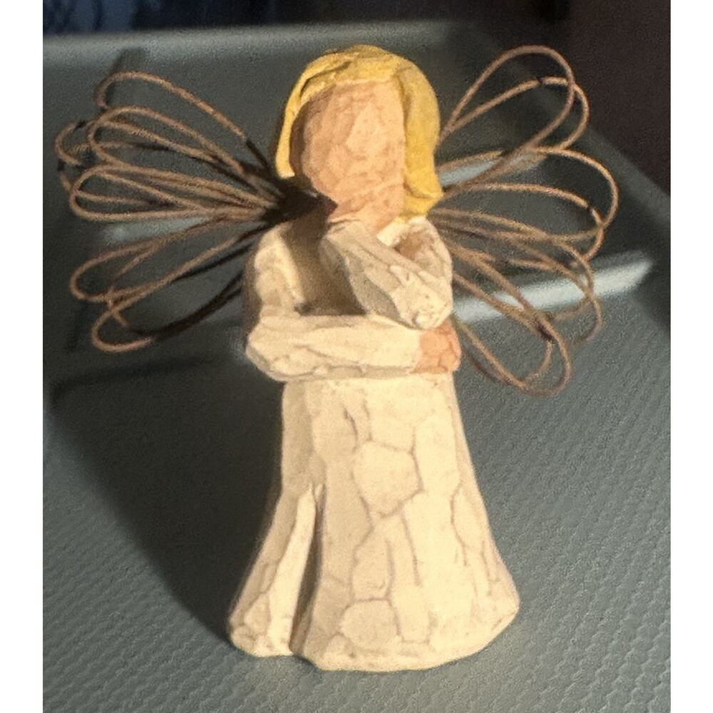 Willow Tree Angel of Prayer Figurine Susan Lordi Demdaco 2000 Resin Wings